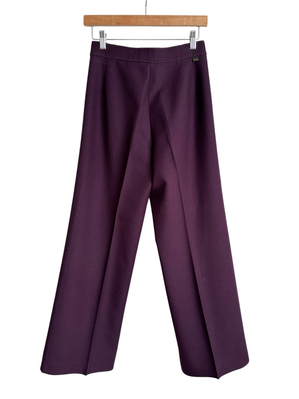 Vintage 70s LEVI’S Plum Purple High Rise Wide Leg Pants Trousers Perma Prest - Picture 5 of 15